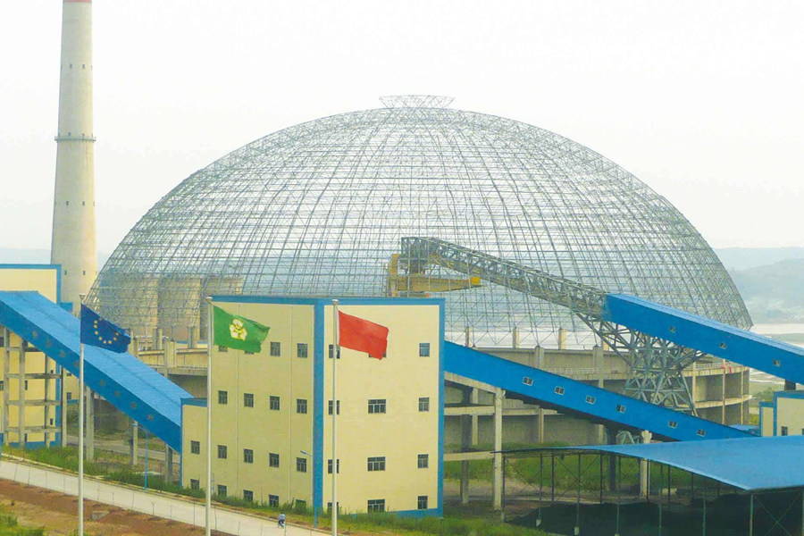 球形網架，美觀漂亮，應用范圍大，施工難度也比較大